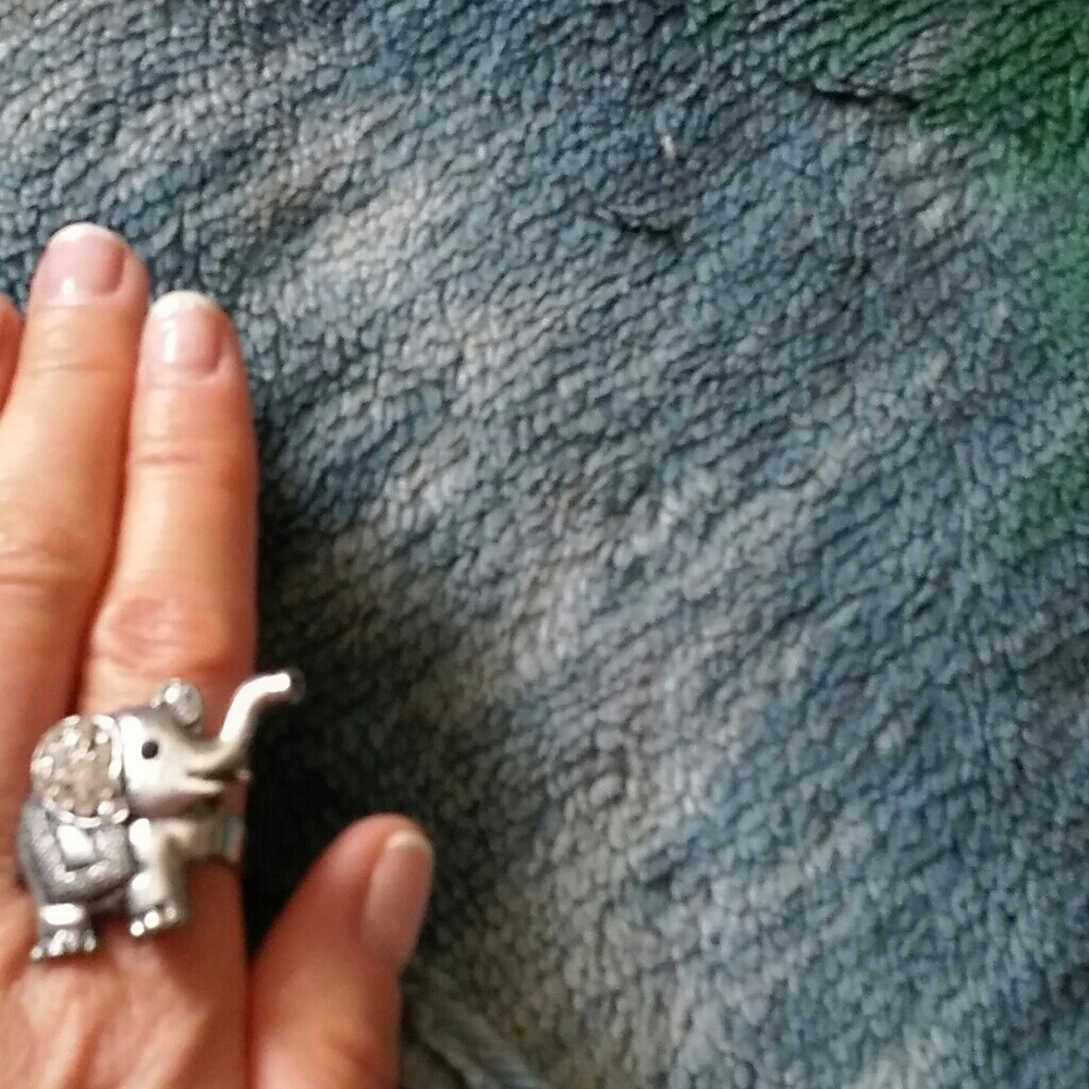 Elephant lucky ring size 9.